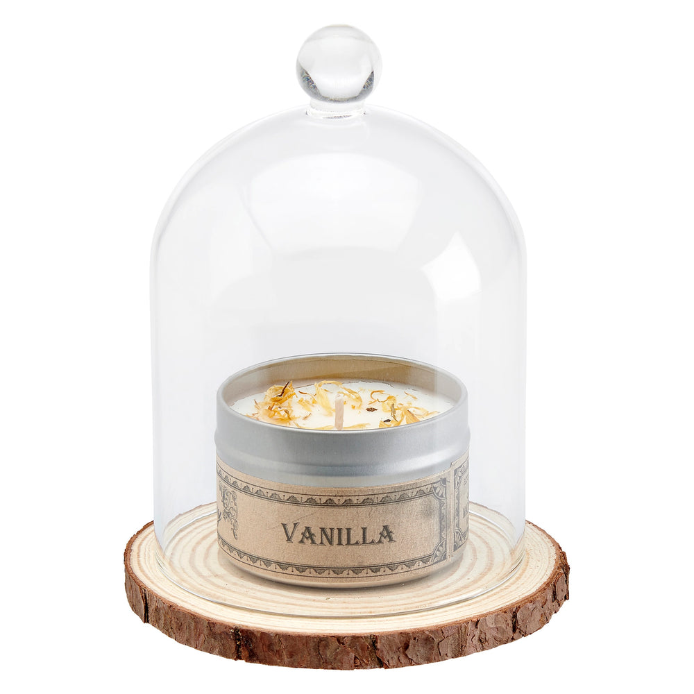 Cloche Bell Jar Display Set - Choose A Scent