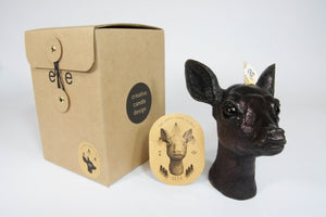 Deer Candle: Black Air Fresheners Home Fragrance decor gifts