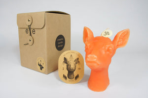 Deer Candle: Orange