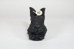 Irish Rabbit Candle: Black / Scent: Vanilla + Caramel