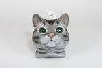 American Shorthair Modeling Candle: Hand-Painted