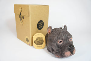 Staffordshire Bull Terrier Candle