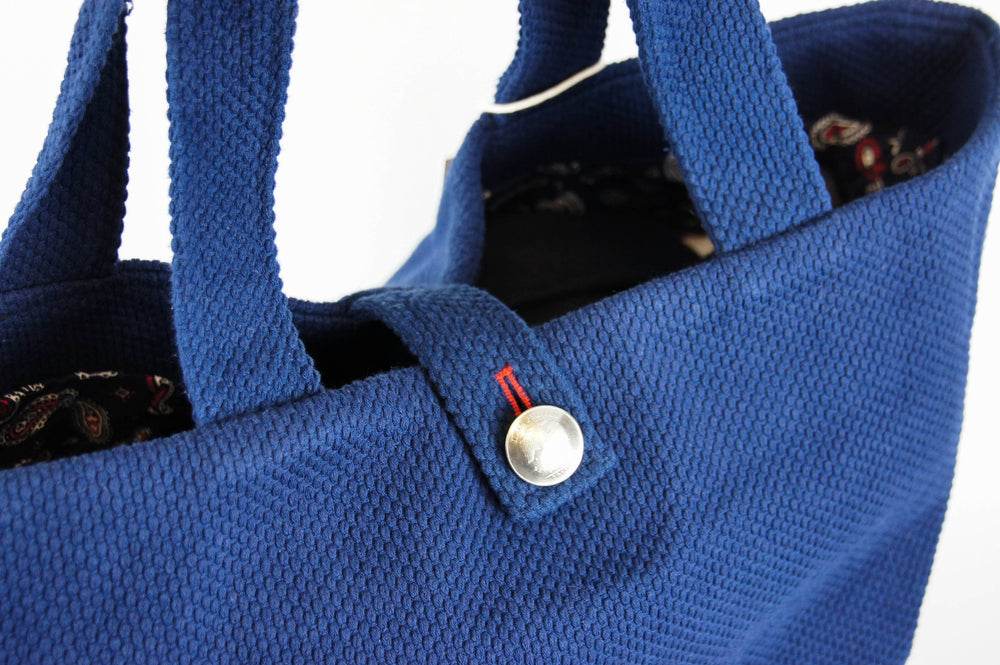 Kendo indigo Fabric Tote Bag