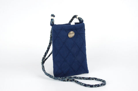 Kendo Fabric Crossbody  / Shoulder Bag with Double Sided Old-fashioned Style