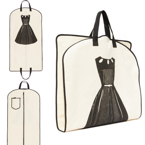 Durable 100% Natural Cotton Canvas LBD Garment Bag  | bag-all