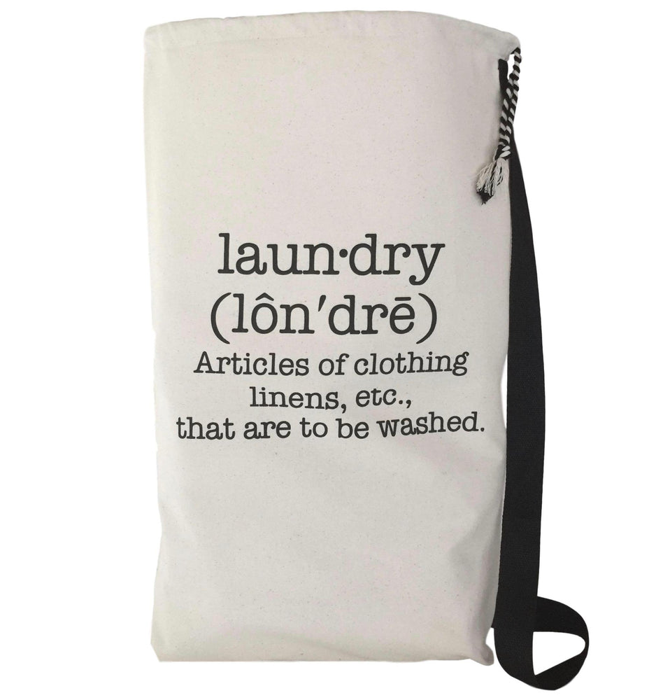 Eco-Friendly Canvas Laundry Bag | NYC Phonetic Design