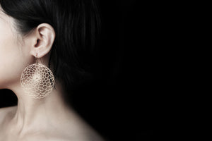 moorigin Gold Dahlia Earrings