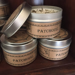 Patchouli Botanical Travel Tin Candle