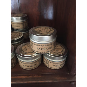 Patchouli Botanical Travel Tin Candle